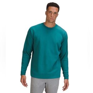 Lululemon Men’s French Terry Oversized Long Sleeve Crew Deep Cove Gym Workout S